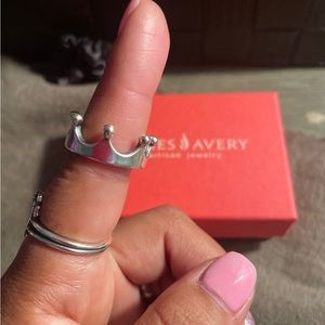 James Avery crown ring